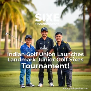 Artistic representation for Indian Golf Union Launches Landmark Junior Golf Sixes Tournament!