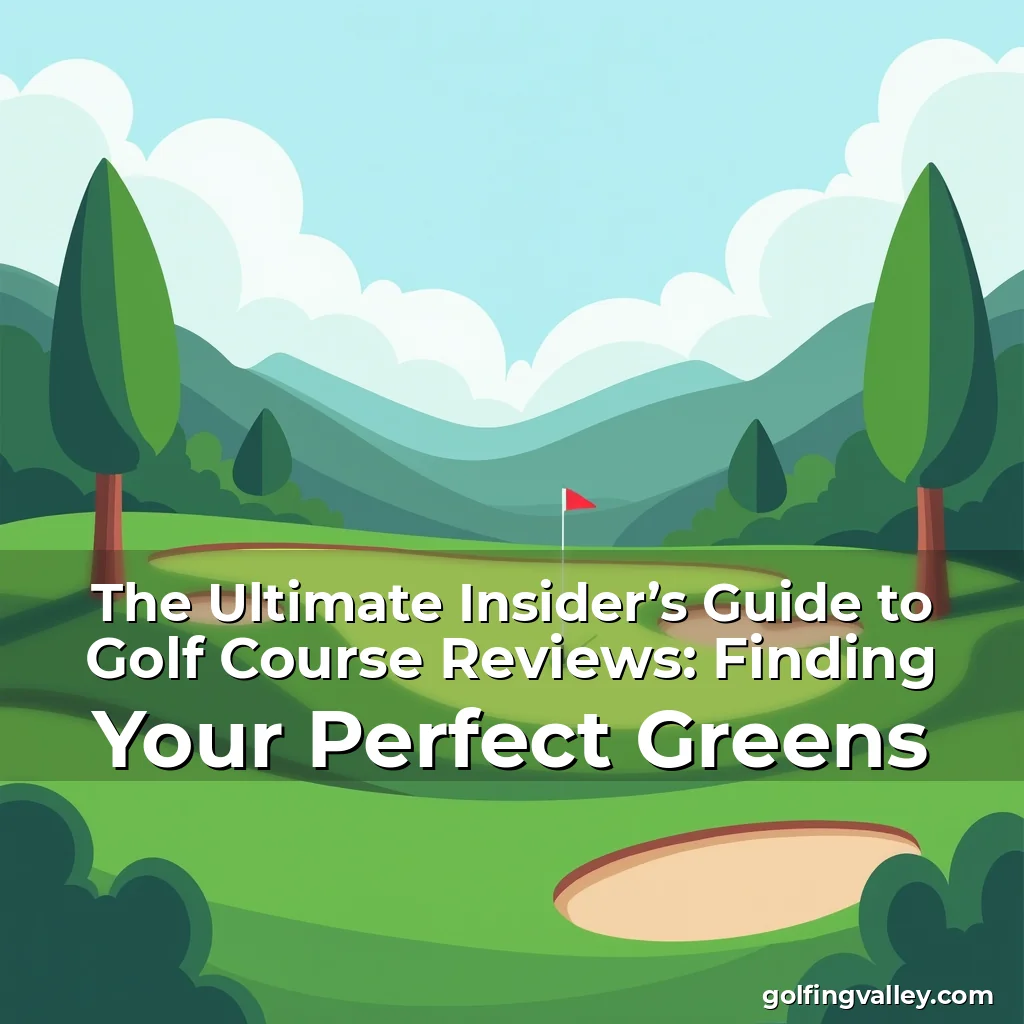 Read more about the article The Ultimate Insider’s Guide to Golf Course Reviews: Finding Your Perfect Greens