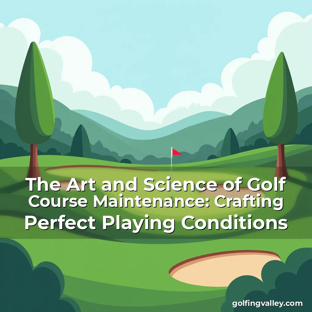 Read more about the article The Art and Science of Golf Course Maintenance: Crafting Perfect Playing Conditions